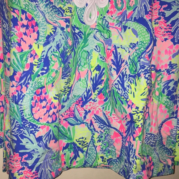 NWT Lilly Pulitzer Mermaid’s Cove Skipper Popover - Picture 2 of 5